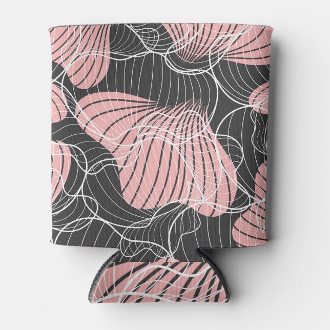 Colourful abstract, seamless artistic pattern. can cooler (Front)