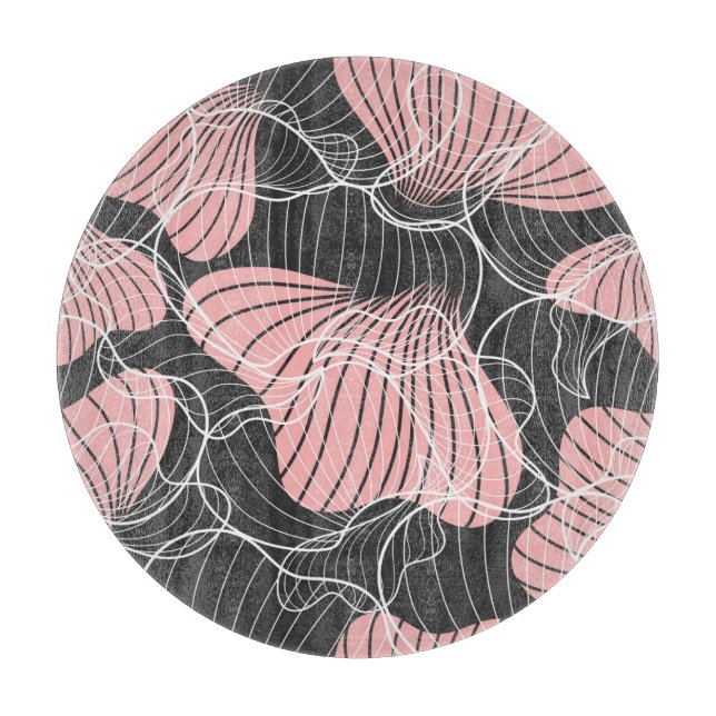 Colourful abstract, seamless artistic pattern. cutting board (Front)