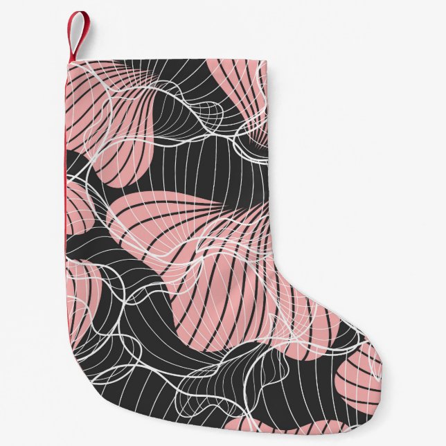 Colourful abstract, seamless artistic pattern. small christmas stocking (Front)
