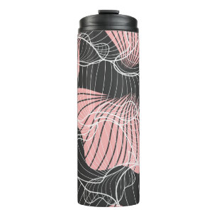 Colourful abstract, seamless artistic pattern. thermal tumbler