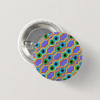 Colourful Abstract Seamless Hand Drawn Pattern 3 Cm Round Badge