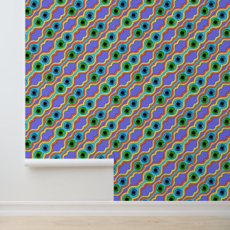 Colourful Abstract Seamless Hand Drawn Pattern Wallpaper