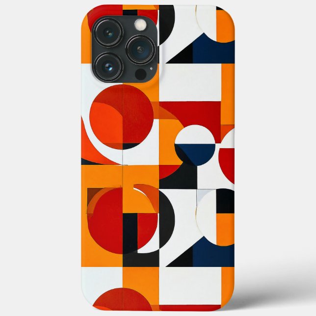 Colourful Abstract shapes Case-Mate iPhone Case (Back)
