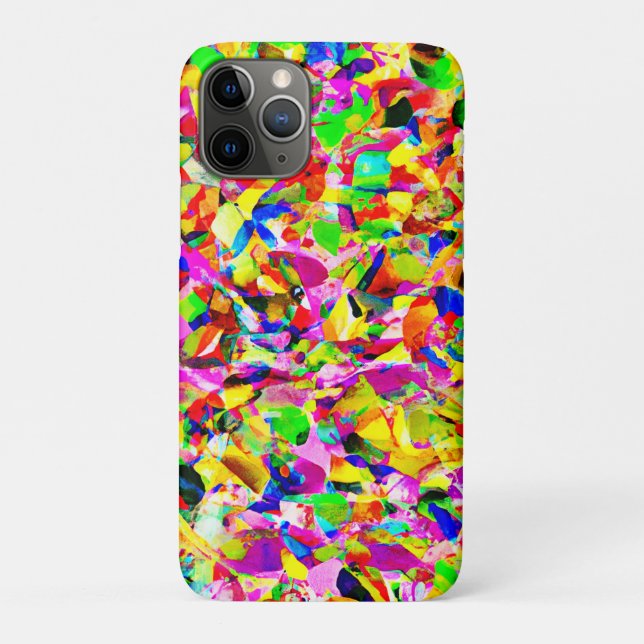 Colourful Abstract Spectrum Pattern Case-Mate iPhone Case (Back)