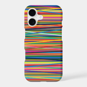 Colourful abstract stripes design