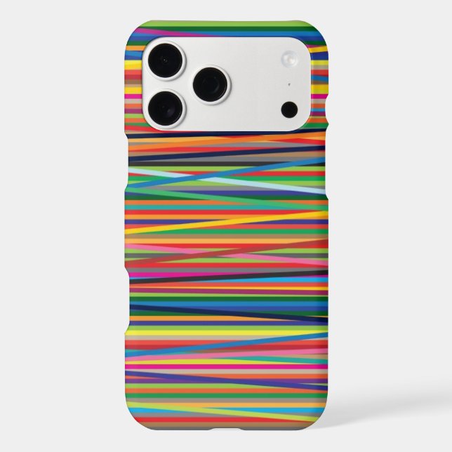Colourful abstract stripes design (Back)