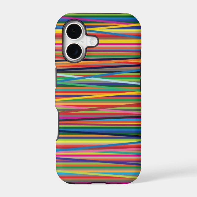 Colourful abstract stripes design (Back)