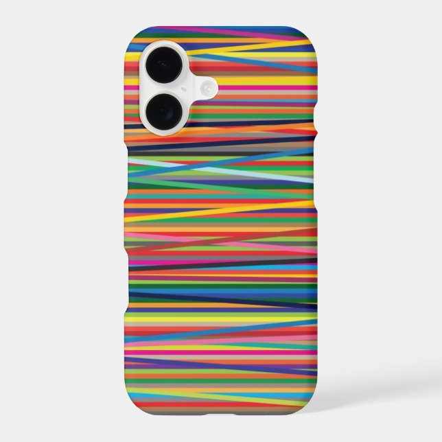 Colourful abstract stripes design (Back)
