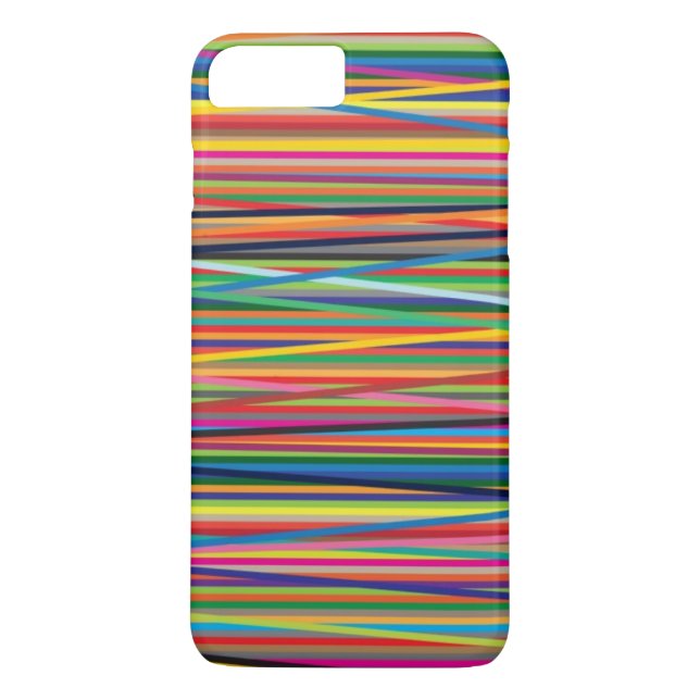 Colourful abstract stripes design Case-Mate iPhone case (Back)
