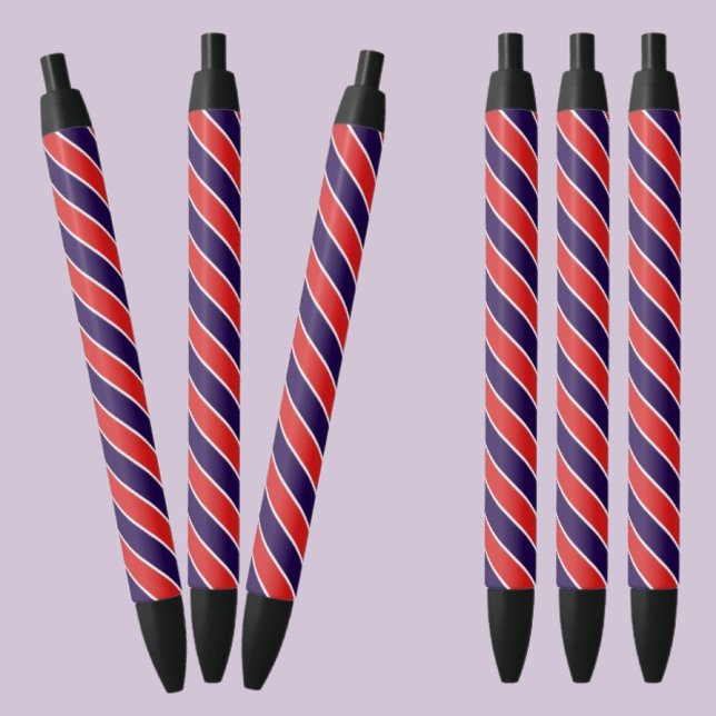 Colourful Abstract Stripes Pattern          Black Ink Pen (Creator Uploaded)