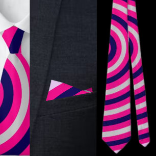 Colourful Abstract Stripes Pattern          Tie