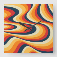 Colourful abstract swirl design