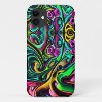Colourful Abstract Swirls Design