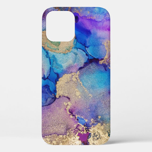 Colourful Abstract: Textured Oil Painting. Case-Mate iPhone Case (Back)