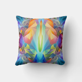 Colourful Abstract Throw Pillow
