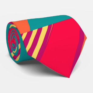 Colourful Abstract    Tie