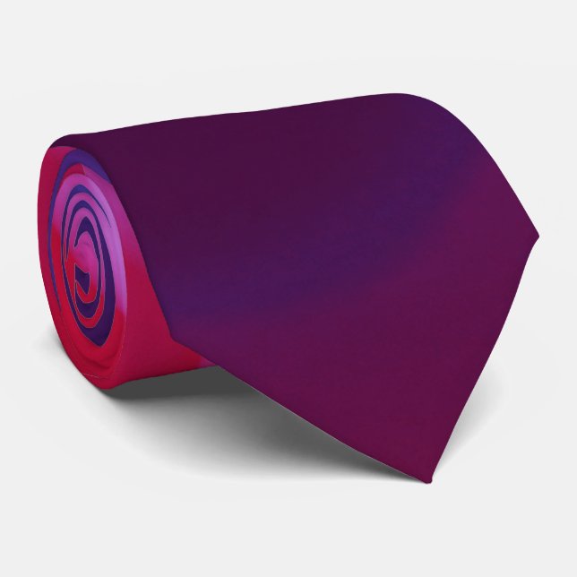 Colourful Abstract    Tie (Rolled)