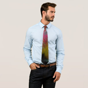 Colourful abstract tie