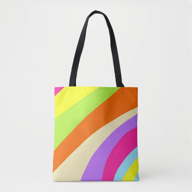 Colourful abstract tote bag (Front)