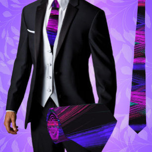 Colourful Abstract Trendy Artistic Contemporary Tie