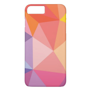 Colourful Abstract Triangle Pattern iPhone 8 Plus/7 Plus Case