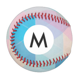 Colourful abstract triangles background baseball