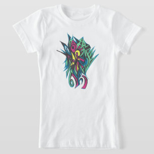 Colourful Abstract Tribal Tattoo Art T-Shirt