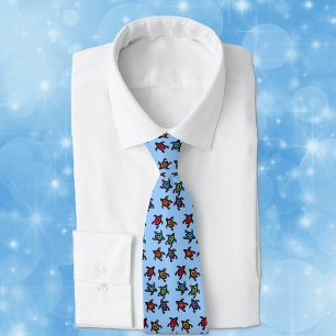 Colourful Abstract Turtle Tie