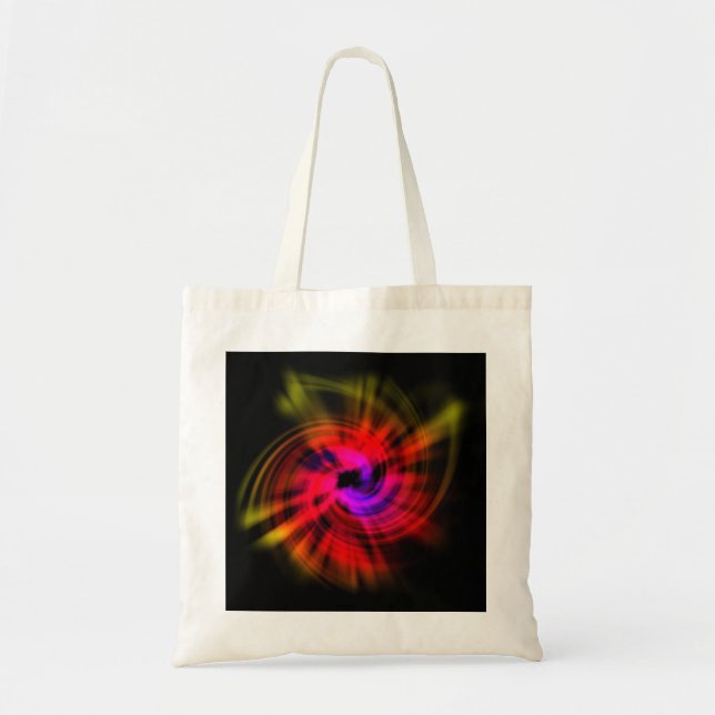 Colourful Abstract Twirl Totes (Front)