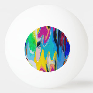 Colourful abstract, watercolor motion blur. ping pong ball