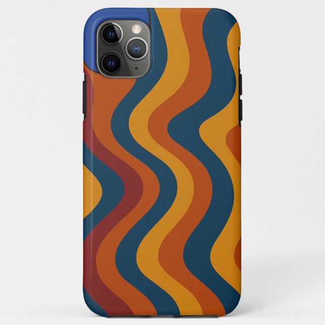 Colourful Abstract Waves Case-Mate iPhone Case (Back)