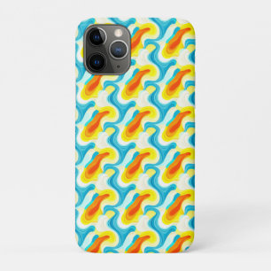 Colourful Abstract Wavy Pattern iPhone 11 Pro Case