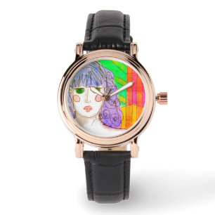 Colourful Abstract Wearable Art Watch