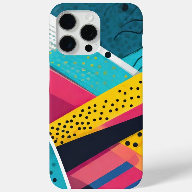 Colourful abstract with dots Case-Mate iPhone case (Back)