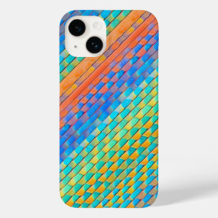 Colourful Abstract Woven Digital Pattern Case-Mate iPhone 14 Case