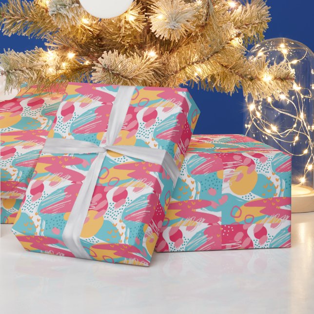 Colourful Abstract Wrapping Paper (Holidays)