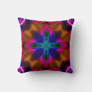 Colourful Abstraction Throw Pillow