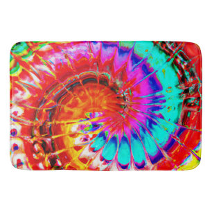 Colourful Abstractions Pattern Art Bath Mat