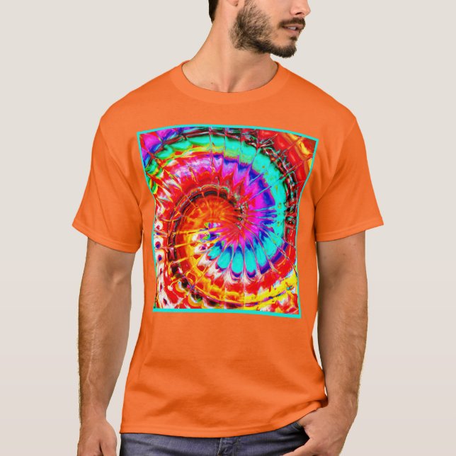 Colourful Abstractions Pattern Art T-Shirt (Front)