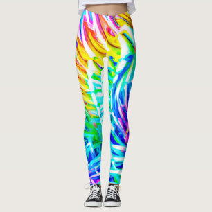 Colourful Abstractions Pattern Leggings