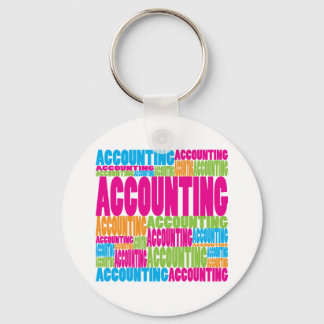 Colourful Accounting Key Ring