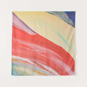 Colourful Acrylic: Textured Wood Fragment Tapestry