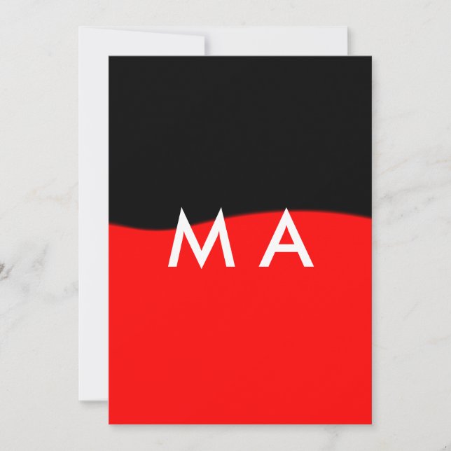 Colourful add your name text image invitation (Front)