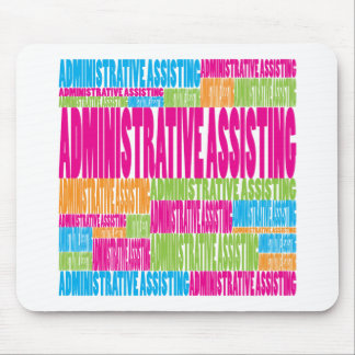 Colourful Administrative Assisting Mouse Mat