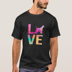 Colourful Afghan Hound Dog Mum Gifts Afghan Hound T-Shirt