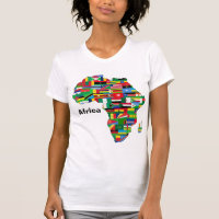 Colourful Africa Map
