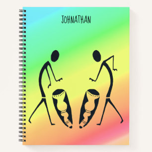 Colourful African Art, Celebration of Colours Notebook