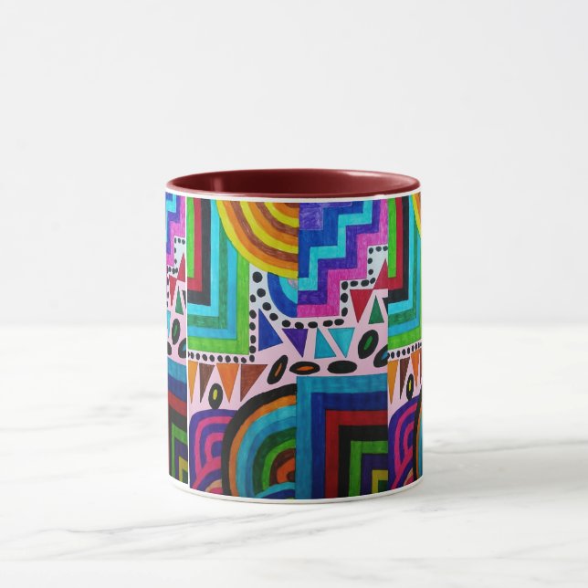 Colourful African Inspirations  Mug (Center)