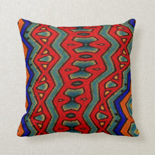 Colourful African Print Cushion