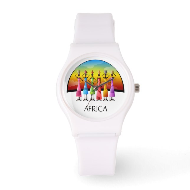 Colourful African Watch (Front)